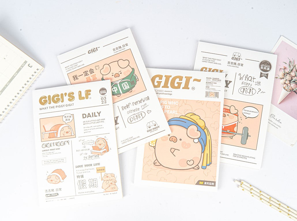 Blocco appunti B5 - GIGI PIG